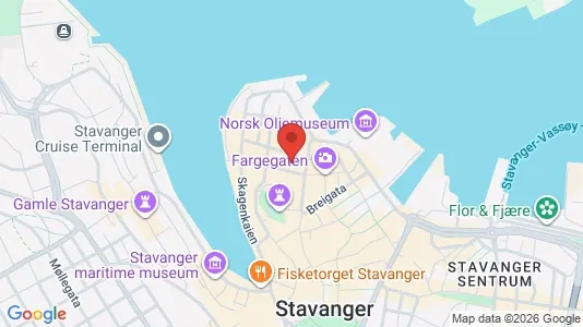 Apartments for rent i Stavanger - kort over placeringen