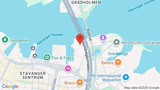 Apartments for rent i Stavanger - kort over placeringen