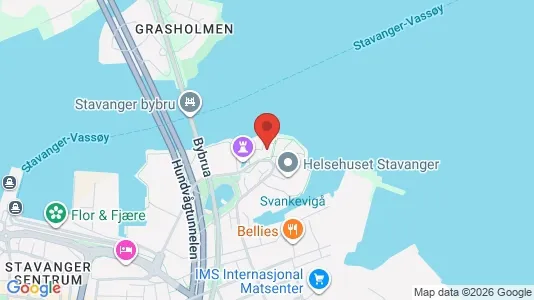 Apartments for rent i Stavanger - kort over placeringen