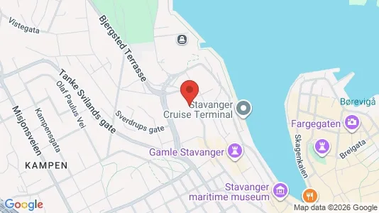 Apartments for rent i Stavanger - kort over placeringen