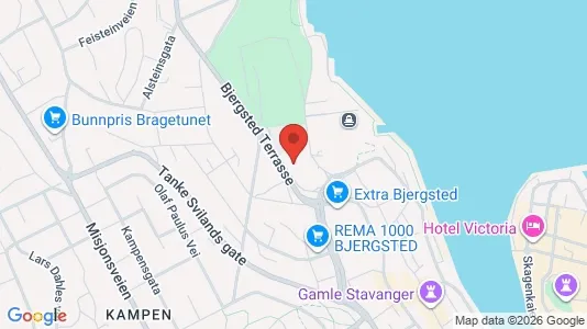 Apartments for rent i Stavanger - kort over placeringen