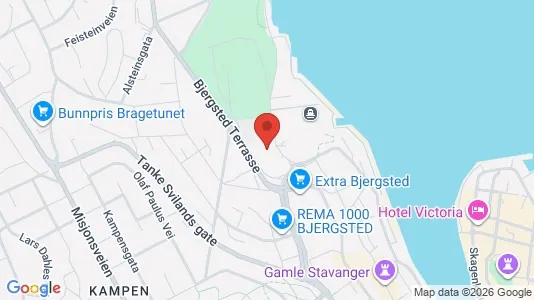 Apartments for rent i Stavanger - kort over placeringen