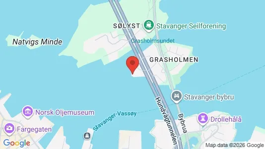 Apartments for rent i Stavanger - kort over placeringen