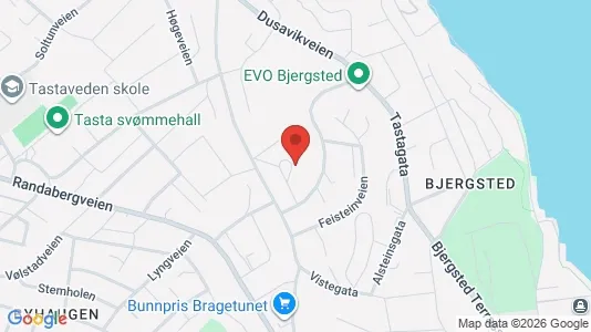 Apartments for rent i Stavanger - kort over placeringen