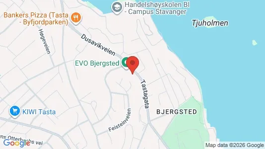 Apartments for rent i Stavanger - kort over placeringen