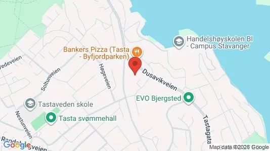Rooms for rent i Stavanger - kort over placeringen