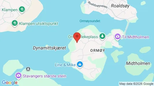 Apartments for rent i Stavanger - kort over placeringen