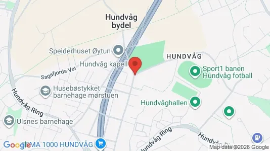 Rooms for rent i Stavanger - kort over placeringen
