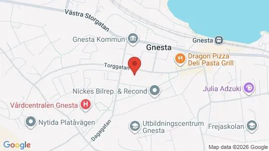 Apartments for rent i Gnesta - kort over placeringen
