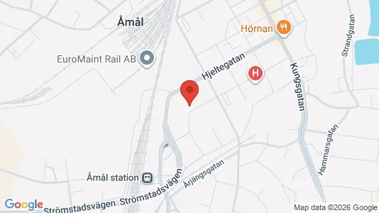 Apartments for rent i Åmål - kort over placeringen