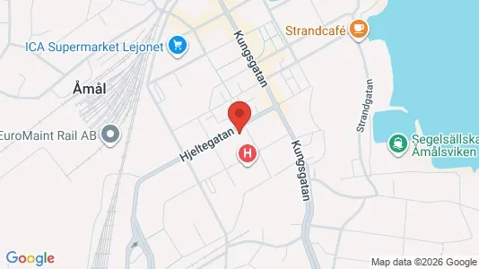 Apartments for rent i Åmål - kort over placeringen