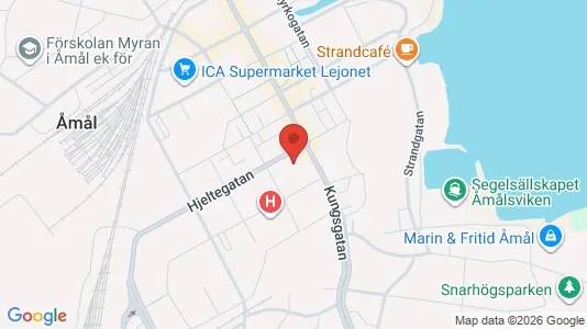 Apartments for rent i Åmål - kort over placeringen