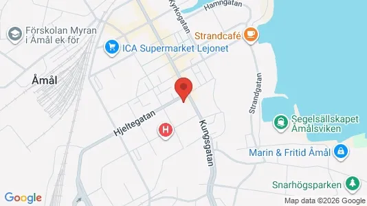 Apartments for rent i Åmål - kort over placeringen