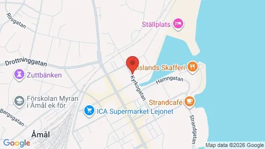 Apartments for rent i Åmål - kort over placeringen