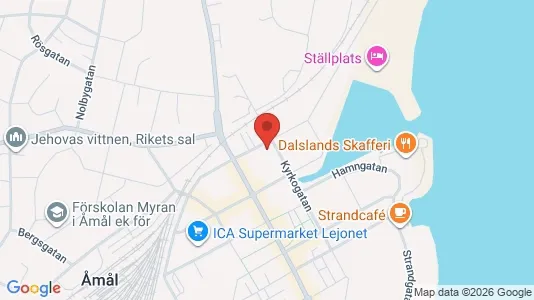 Apartments for rent i Åmål - kort over placeringen