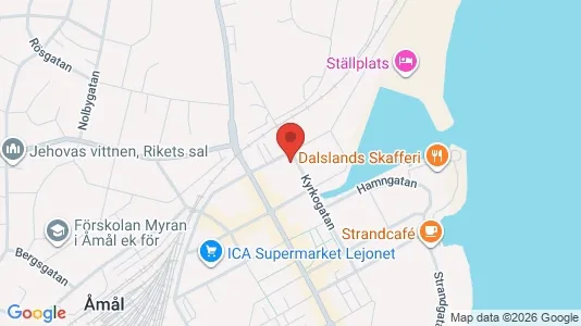 Apartments for rent i Åmål - kort over placeringen