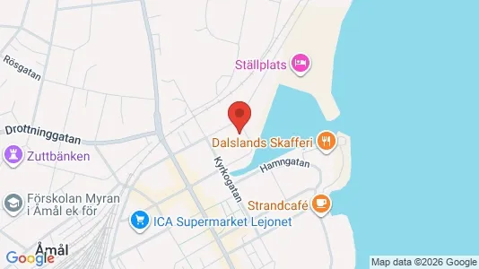 Apartments for rent i Åmål - kort over placeringen