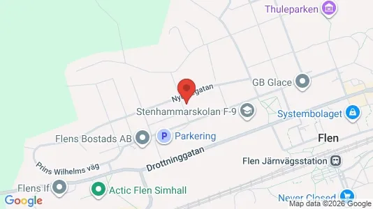 Apartments for rent i Flen - kort over placeringen