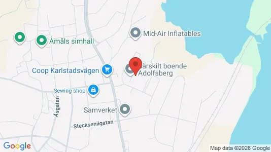 Apartments for rent i Åmål - kort over placeringen