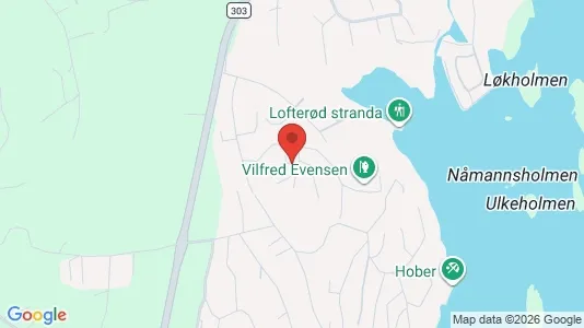 Apartments for rent i Sandefjord - kort over placeringen