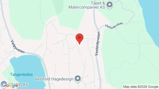 Apartments for rent i Sandefjord - kort over placeringen