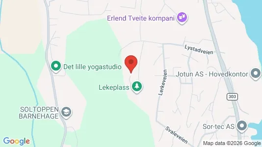 Rooms for rent i Sandefjord - kort over placeringen