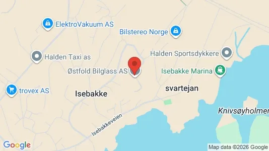Apartments for rent i Halden - kort over placeringen