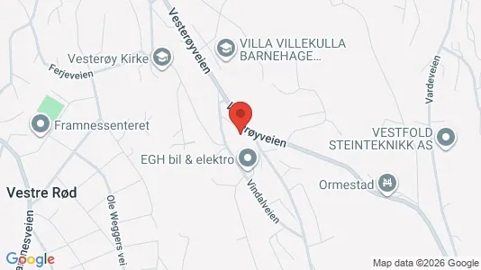 Apartments for rent i Sandefjord - kort over placeringen