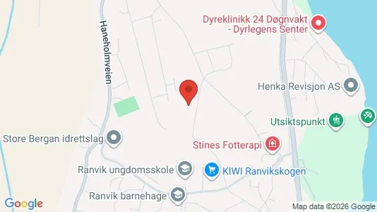 Apartments for rent i Sandefjord - kort over placeringen