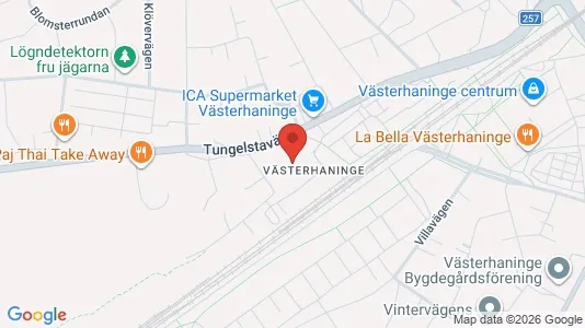 Apartments for rent i Haninge - kort over placeringen