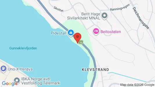 Rooms for rent i Porsgrunn - kort over placeringen