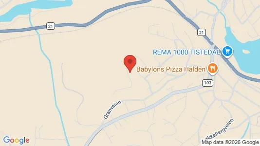 Apartments for rent i Halden - kort over placeringen