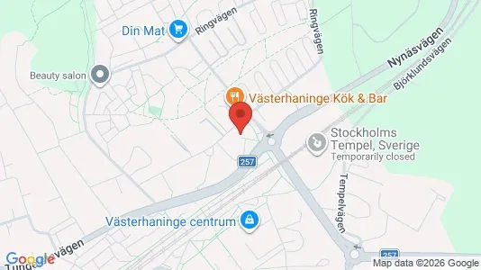 Apartments for rent i Haninge - kort over placeringen