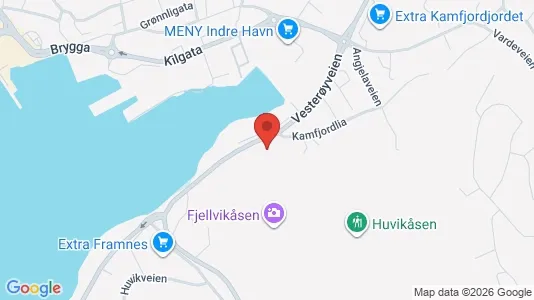 Apartments for rent i Sandefjord - kort over placeringen