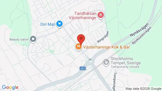 Apartments for rent i Haninge - kort over placeringen