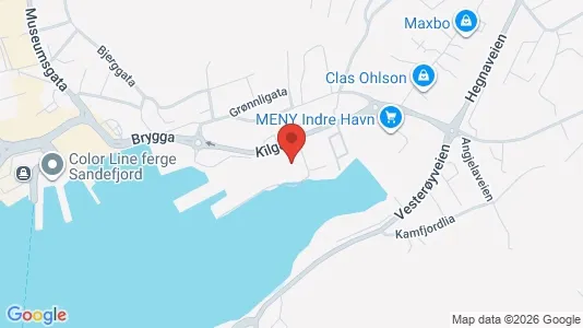 Apartments for rent i Sandefjord - kort over placeringen