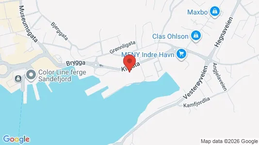 Apartments for rent i Sandefjord - kort over placeringen