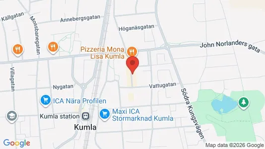 Apartments for rent i Kumla - kort over placeringen
