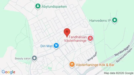 Apartments for rent i Haninge - kort over placeringen