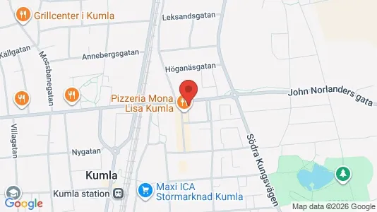 Apartments for rent i Kumla - kort over placeringen