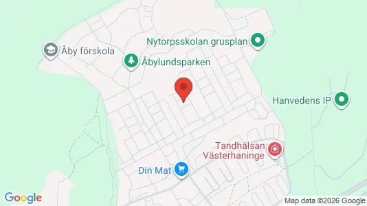 Apartments for rent i Haninge - kort over placeringen