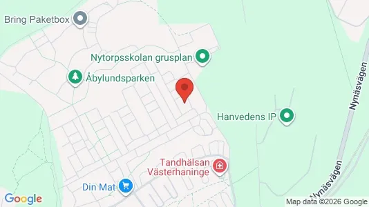 Apartments for rent i Haninge - kort over placeringen