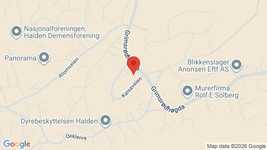 Apartments for rent i Halden - kort over placeringen