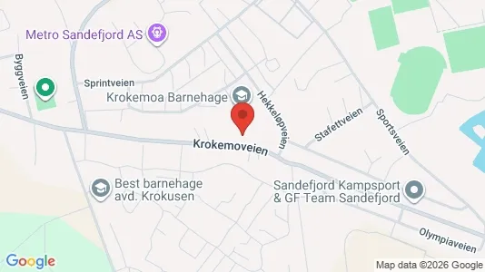 Apartments for rent i Sandefjord - kort over placeringen