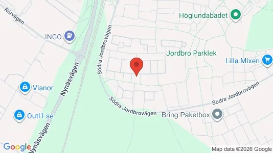 Apartments for rent i Haninge - kort over placeringen