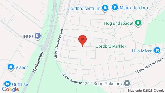 Rooms for rent i Haninge - kort over placeringen