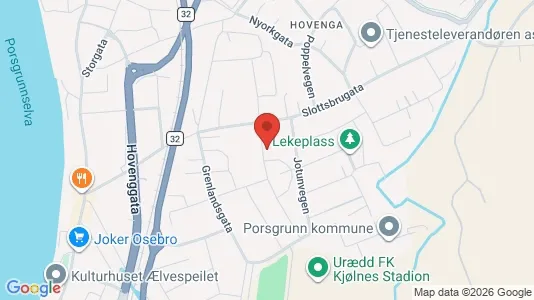 Rooms for rent i Porsgrunn - kort over placeringen