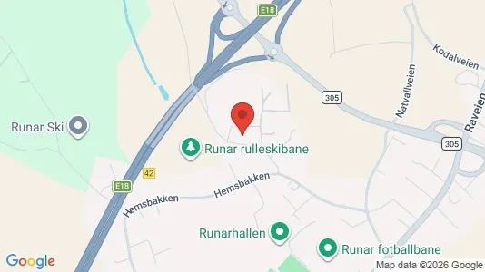 Apartments for rent i Sandefjord - kort over placeringen