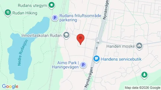 Apartments for rent i Haninge - kort over placeringen