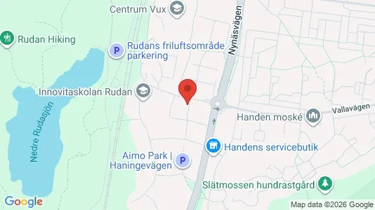 Apartments for rent i Haninge - kort over placeringen